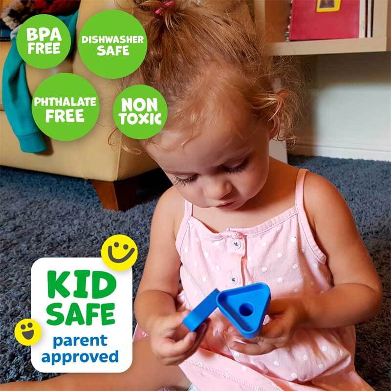 Matching game with oversized Nuts and Bolts for toddlers, enhancing cognitive skills