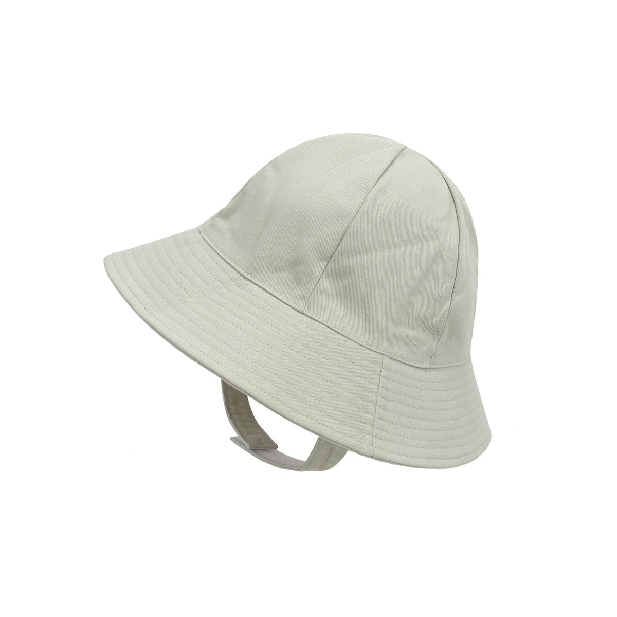 Foldable kids' summer hat with wide brim and adjustable chin strap, providing ultimate sun safety