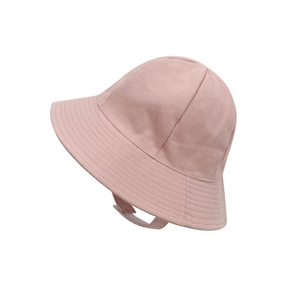 Outdoor kids' sun protection bucket hat, durable and stylish, with adjustable chin strap for a secure fit