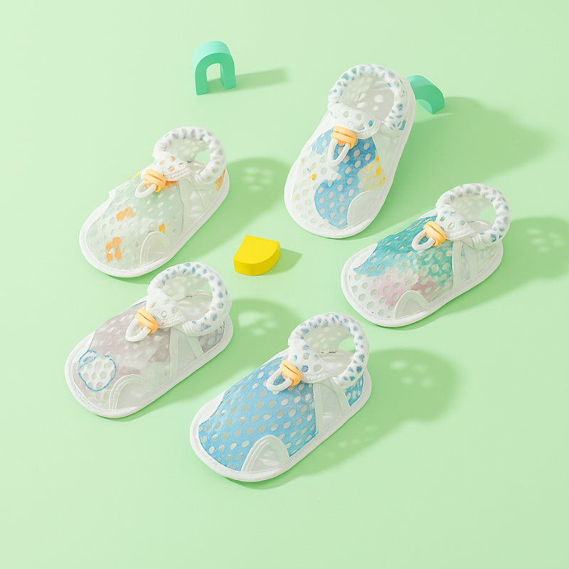 Toddler ultra-light breathable summer shoes with flexible sole for infant comfort