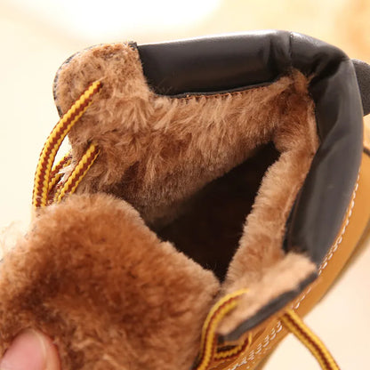Plush lined, warm toddler boots, unisex, designed for maximum comfort in snow