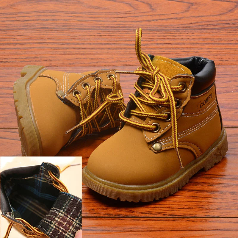 Autumn winter toddler boots, warm and unisex, designed for comfort and protection
