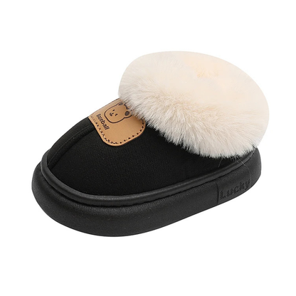 Warm toddler boots with plush lining, perfect for winter, non-slip sole for active kids