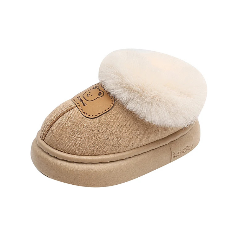 Cozy non-slip winter boots for toddlers, plush interior ideal for boys and girls kids shoes