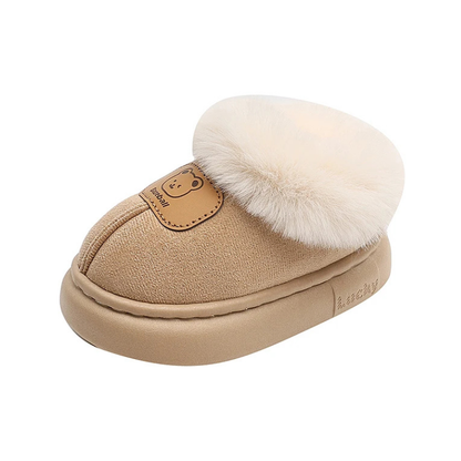 Cozy non-slip winter boots for toddlers, plush interior ideal for boys and girls kids shoes