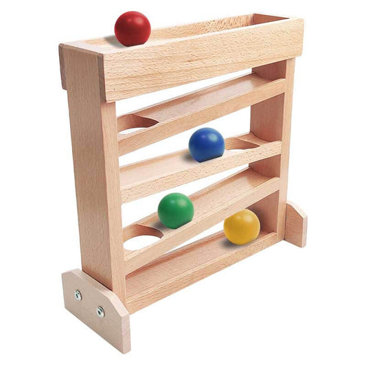 Toddler wooden ball drop toy, educational and sensory play for preschool learning