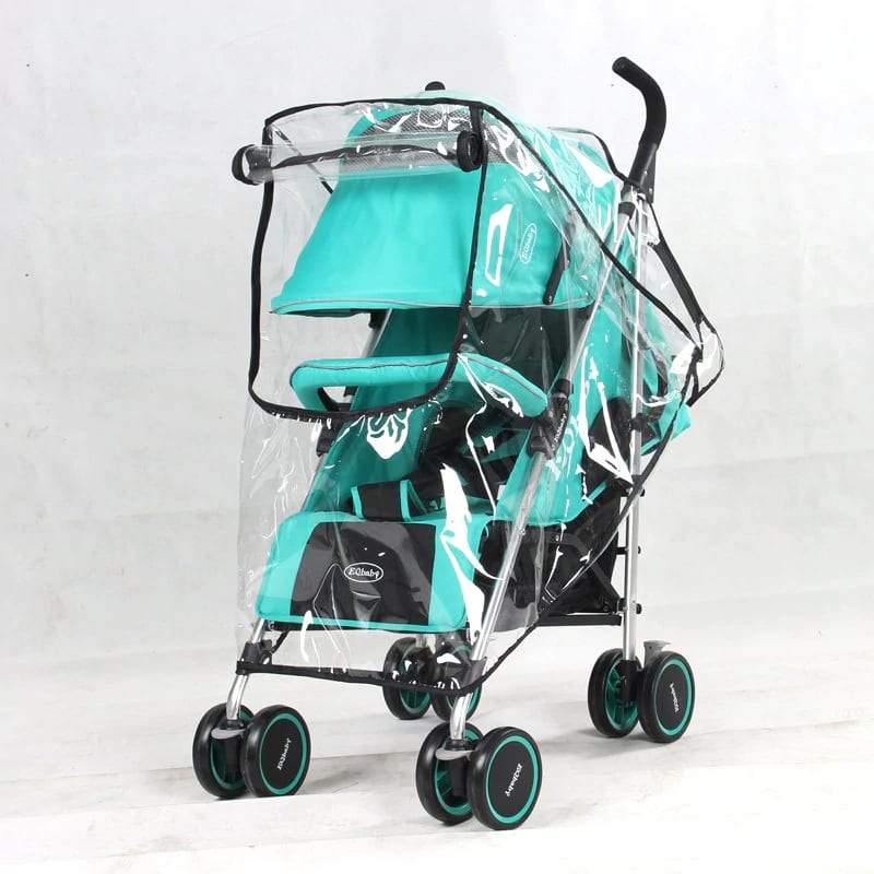 Baby stroller accessory: transparent rain cover offering waterproof, windproof, dust protection.