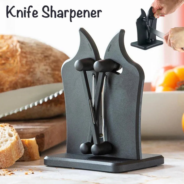 Durable kitchen knife sharpener for home cooks. This professional blade sharpening gadget features tungsten carbide precision.