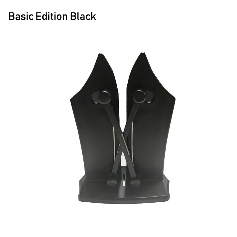 Tungsten carbide kitchen knife sharpener provides durable, professional blade sharpening. Essential adjustable kitchen tool.