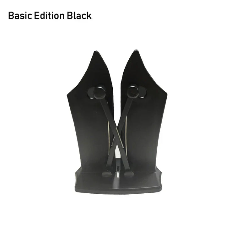 Tungsten carbide kitchen knife sharpener provides durable, professional blade sharpening. Essential adjustable kitchen tool.