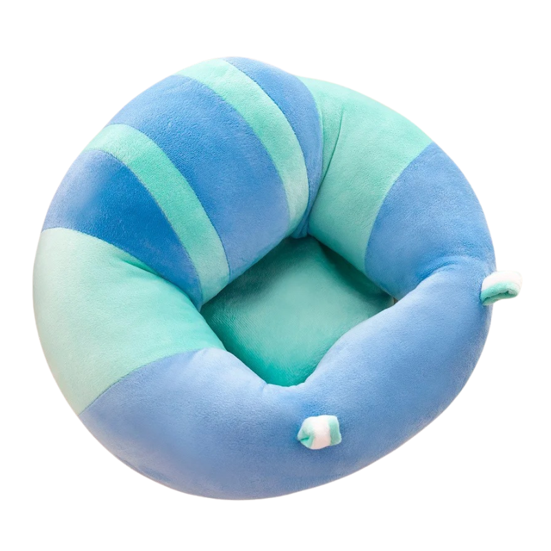 Toddler floor seat, ultra-soft plush, comfy support for babies learning to sit