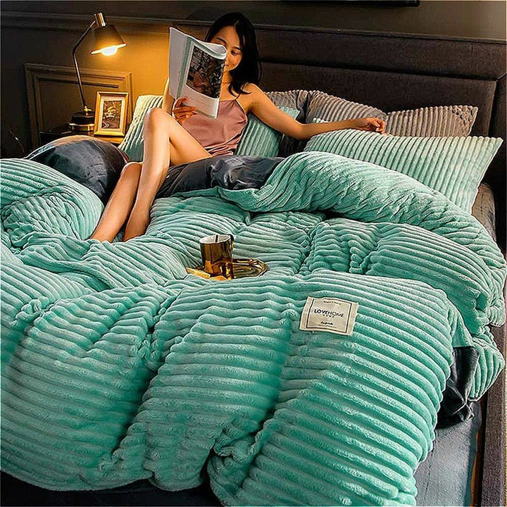 Ultra-soft warm winter duvet for cozy nights, made from luxurious microfibre for ultimate bedroom comfort.