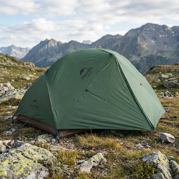 Ultralight 2-person 3-season backpacking tent for hiking & camping. Waterproof, lightweight outdoor shelter.