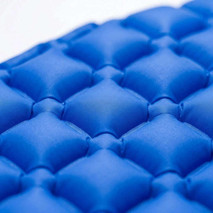 Comfortable ultralight camping mattress for backpacking, providing essential insulation & support for hikers.