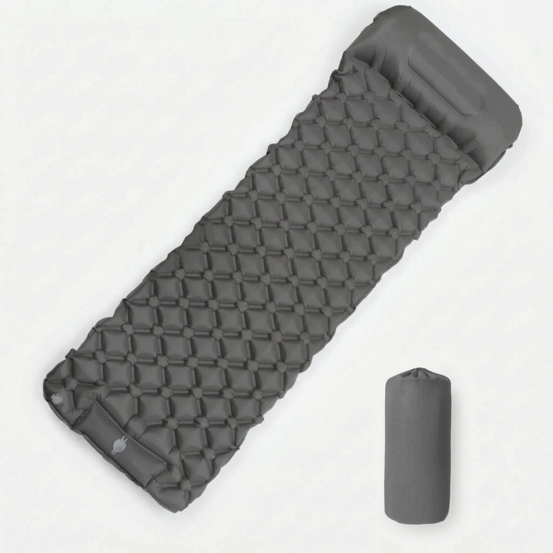 Get restful sleep with this ultralight inflatable camping pad, perfect for backpacking, hiking & outdoor trips.