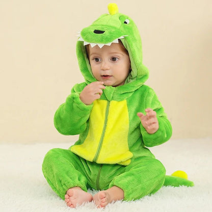 Pig kids animal onesie pajama, warm flannel sleepwear for cold evenings