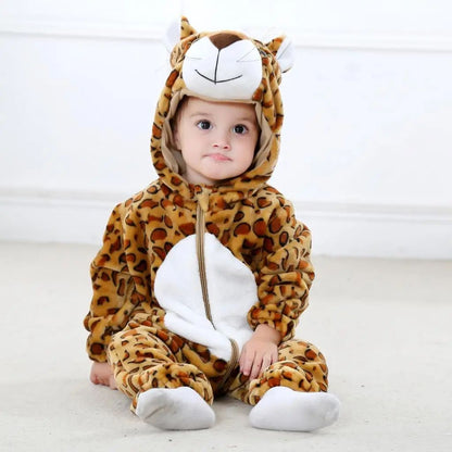 Penguin kids animal onesie pajama, adorable flannel sleepwear for all ages