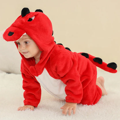 Lion kids animal onesie sleepsuit, cozy flannel jumpsuit, unisex baby clothes
