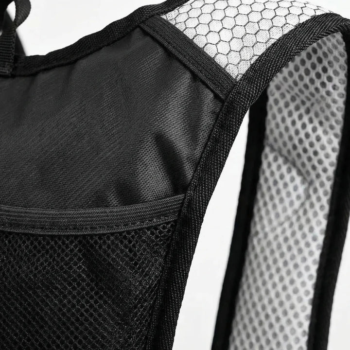 Lightweight, compact 10L hydration backpack for cyclists. Unisex design for trail and road use.