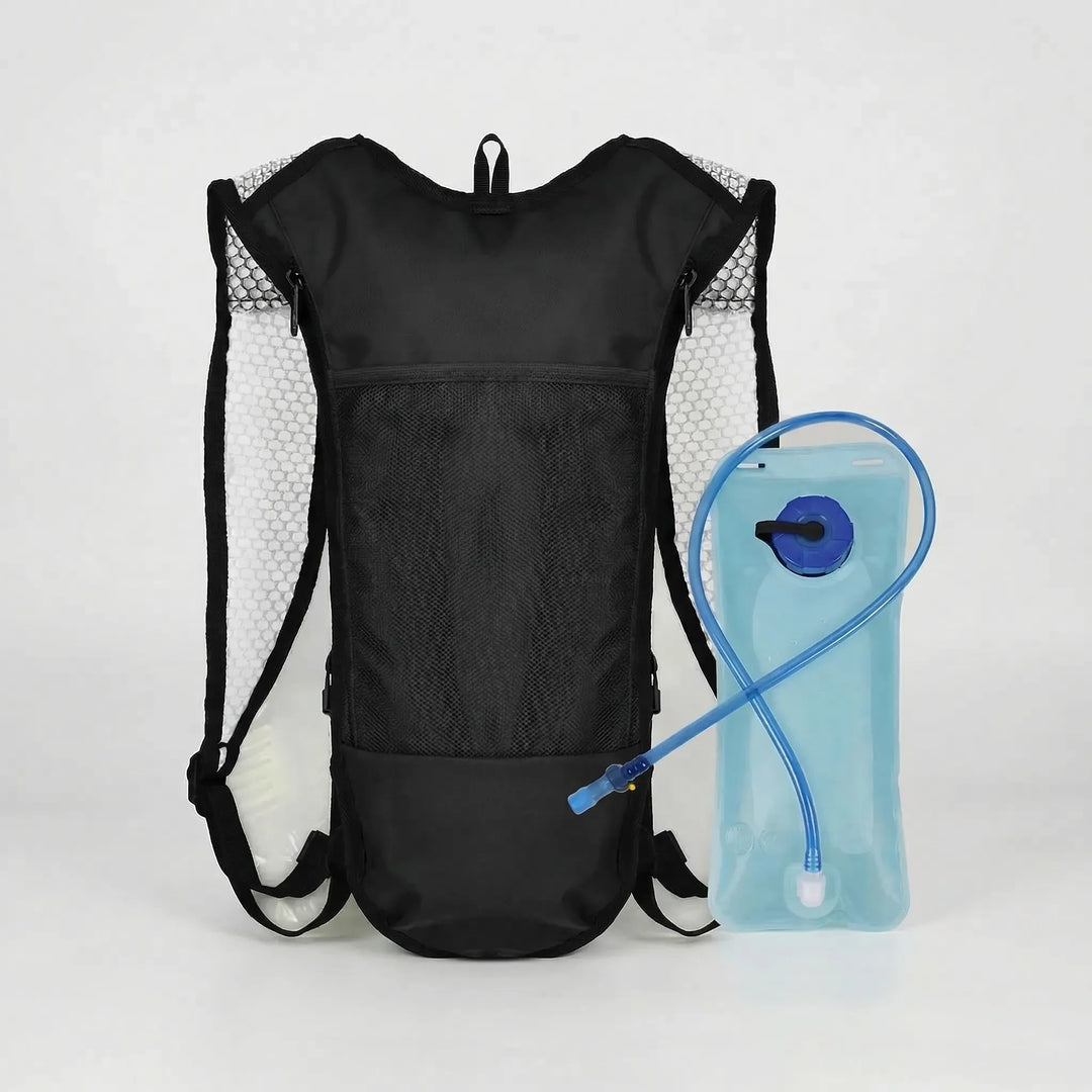 Outdoor 10L cycling hydration backpack. Unisex, compact, & durable for trail and road use.