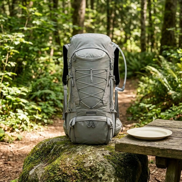 Unisex 20 Gallon Expedition Hiking Backpack for outdoor adventure, camping & trekking. Durable travel gear.