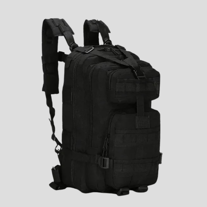 Unisex 20L tactical molle backpack for outdoor emergencies & survival. Durable military-style rucksack for hiking & camping.