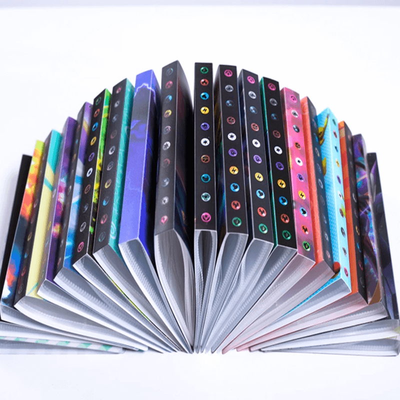 Durable 240-card game card binder. Secure storage for sports cards, TCG, and collectibles.