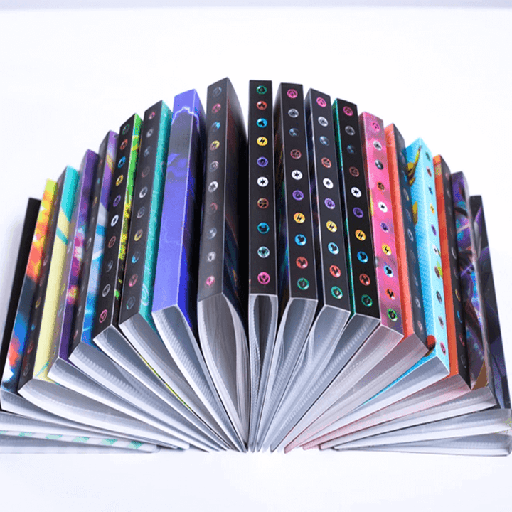 Durable 240-card game card binder. Secure storage for sports cards, TCG, and collectibles.