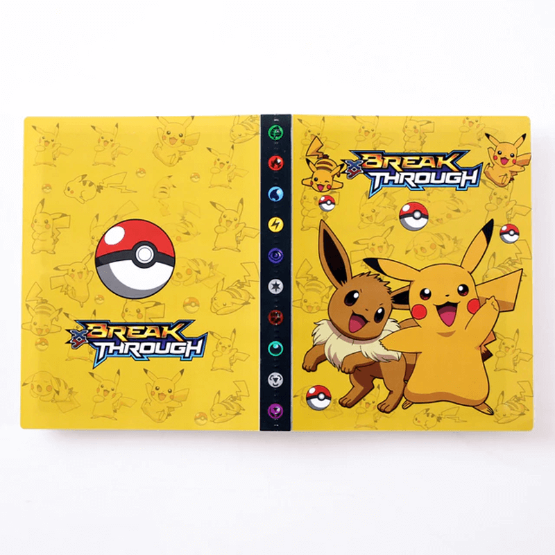 Professional 240-card collector binder for secure storage of trading cards, TCG, & sports cards.