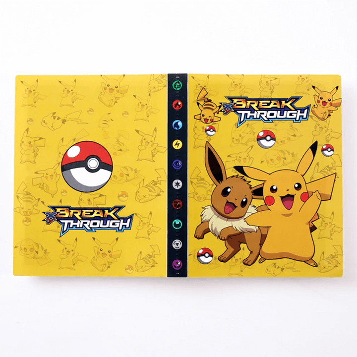Professional 240-card collector binder for secure storage of trading cards, TCG, & sports cards.