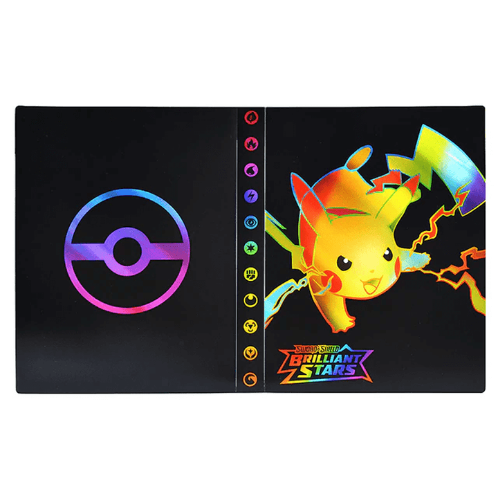 Unisex 240-card collector album for secure game card storage, trading cards & TCG protection.