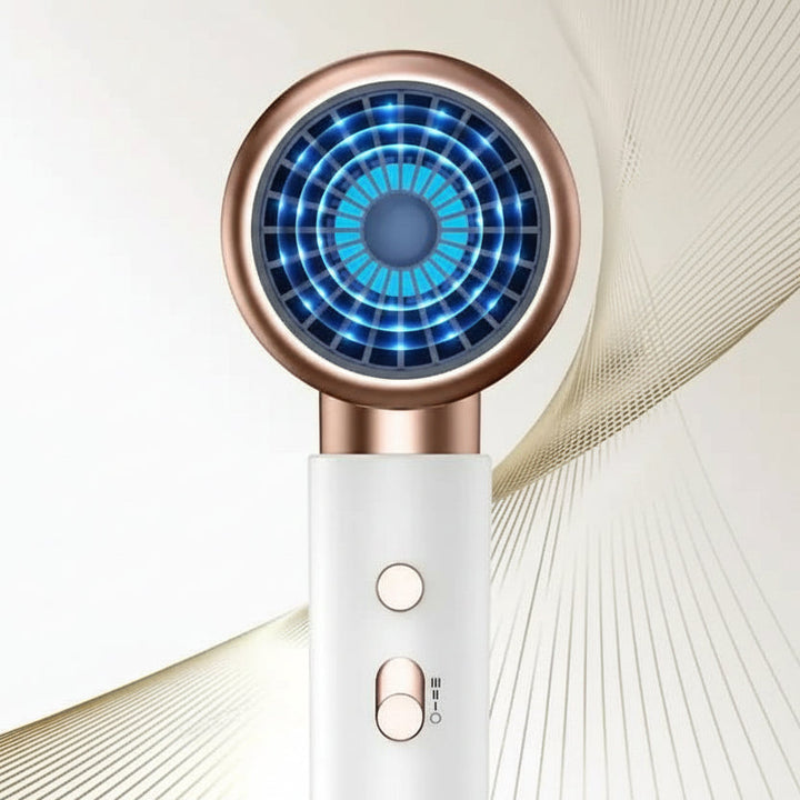 Powerful 2400W ionic hair dryer ensures fast drying & smooth styling. Perfect for professional hair care.