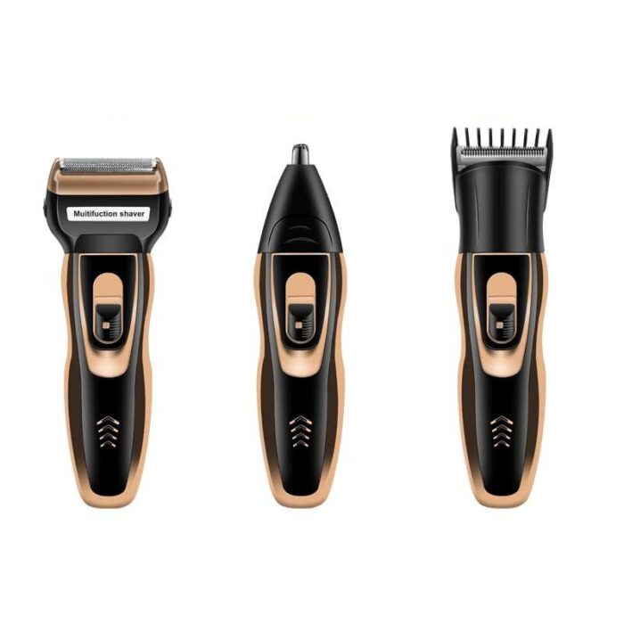 Rechargeable unisex electric shaver & trimmer with precision blades for efficient facial and body hair removal.