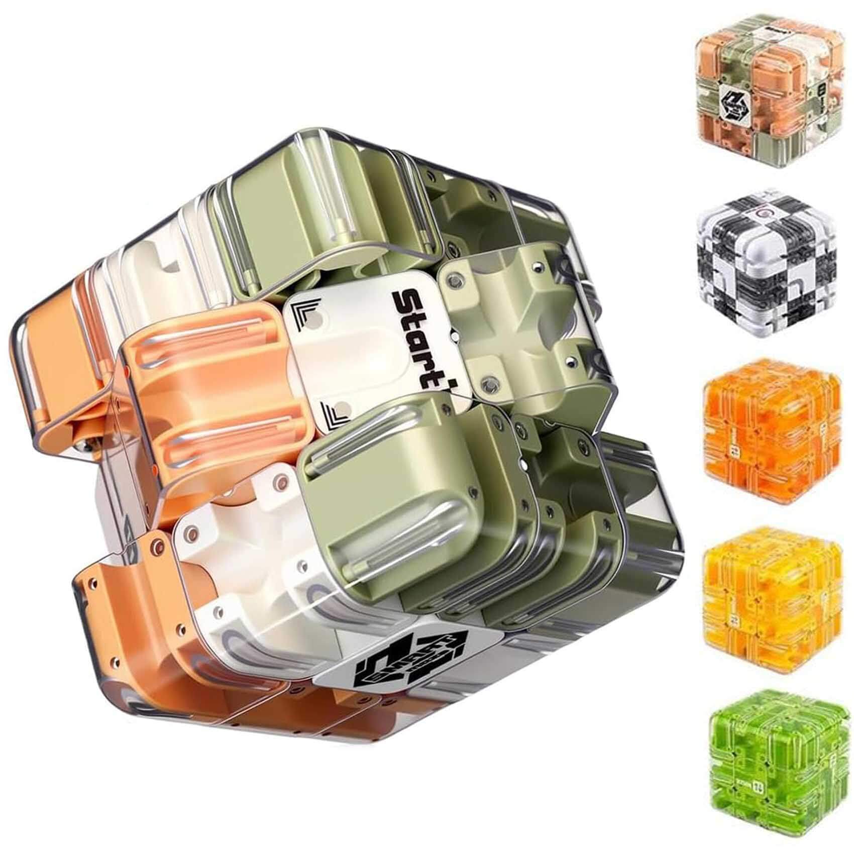Unisex 3D Labyrinth Cube Puzzle Maze Ball, brain teaser game for all ages