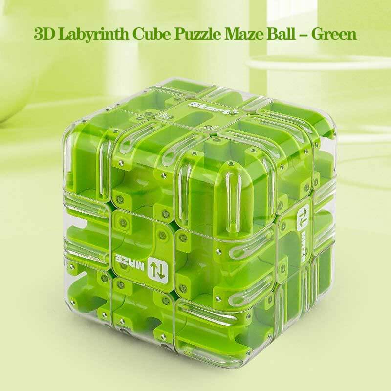 Gift idea: Unisex 3D maze cube puzzle, a challenging and fun brain teaser
