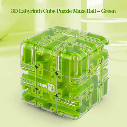 Gift idea: Unisex 3D maze cube puzzle, a challenging and fun brain teaser