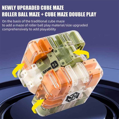 Kids and adults 3D maze ball puzzle, logic toy for brain training