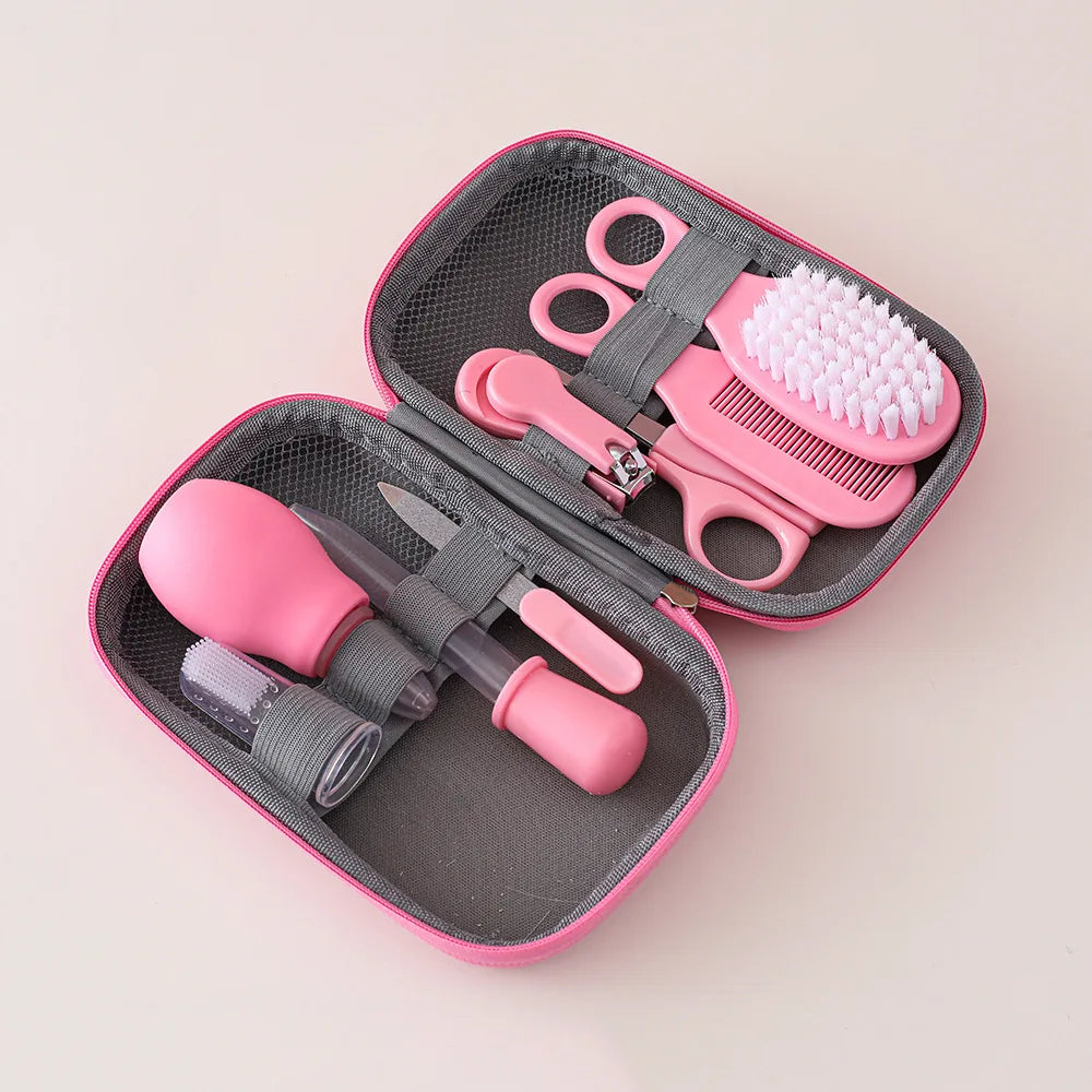 Gift for baby: unisex 8-piece healthcare grooming kit, a practical and thoughtful baby registry item