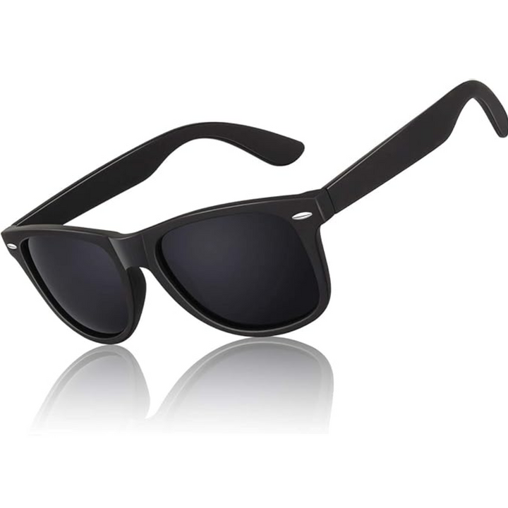 Driving & outdoor fashion with these unisex 80s retro polarized wayfarer sunglasses. UV400 protection.