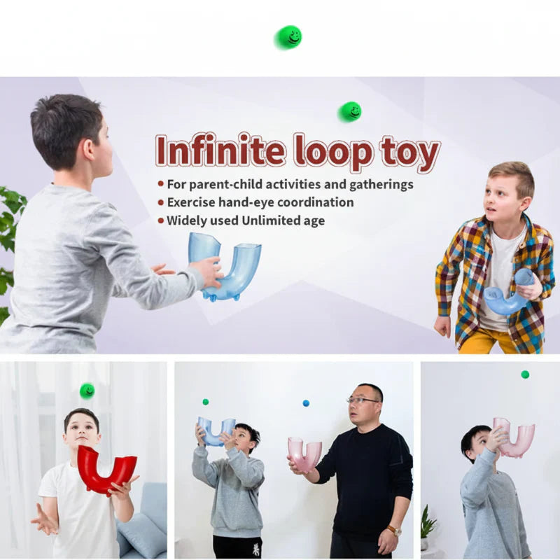 Portable sensory sport toy, activity game for kids & adults, enhancing motor skills and focus.