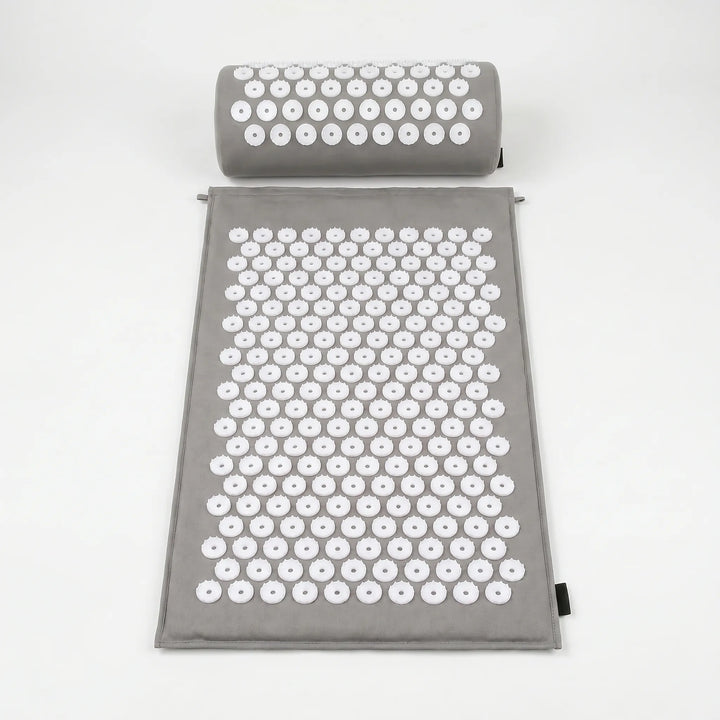 Ergonomic acupressure massage mat for back pain, muscle relaxation, & improved blood circulation.