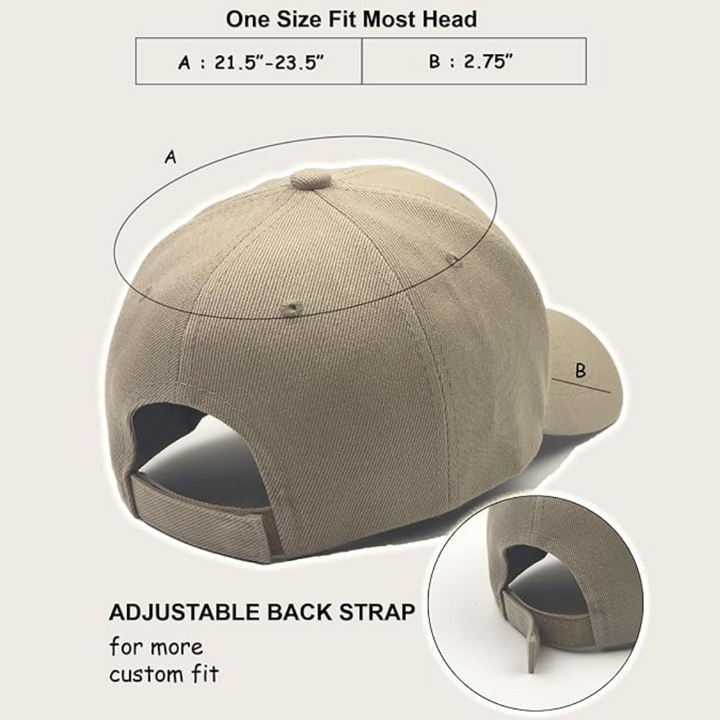 Simon adjustable performance cap, universal fit. Breathable sports headwear offering stylish sun protection.