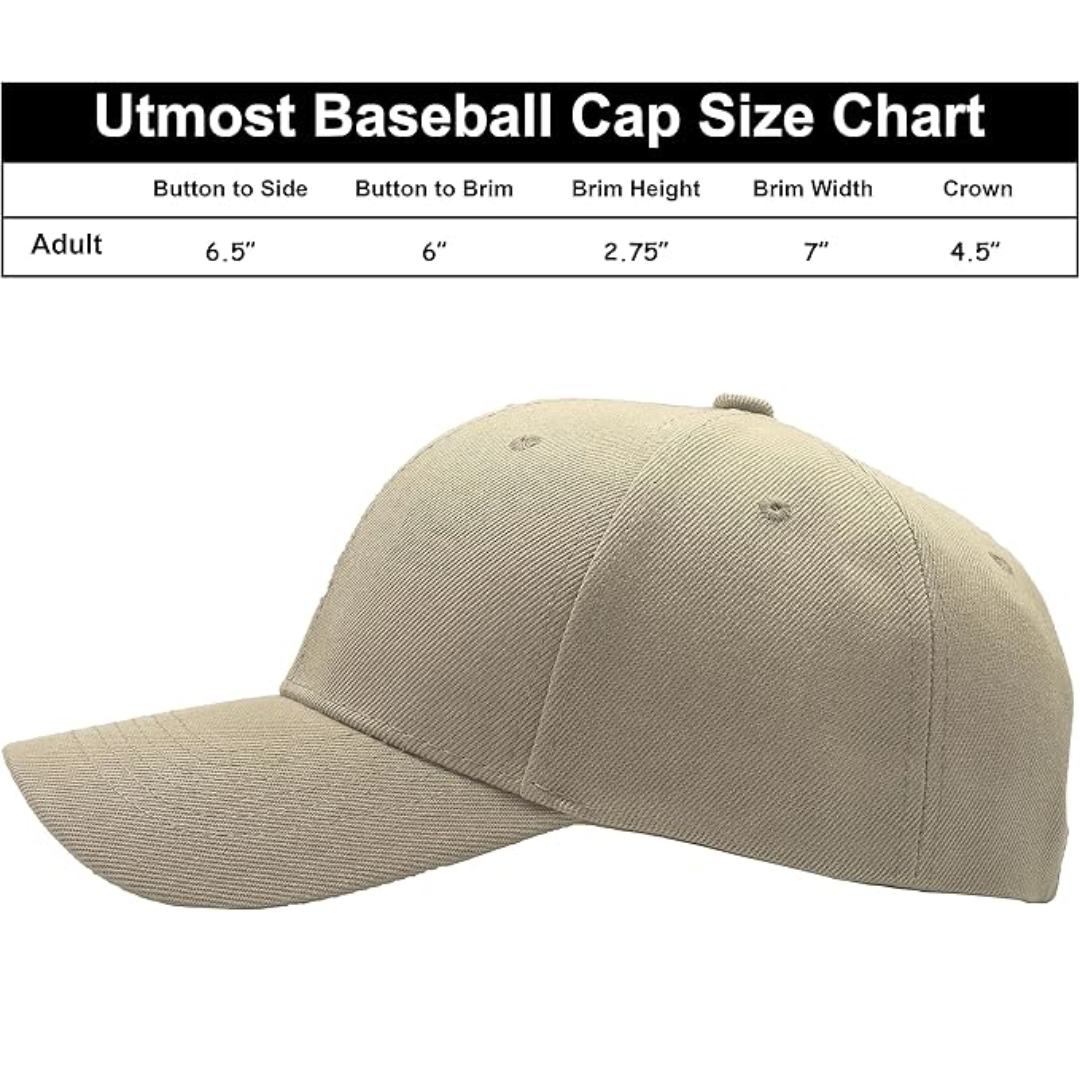 Versatile performance baseball cap. Unisex adjustable design, breathable material for sports, travel & outdoor sun protection.