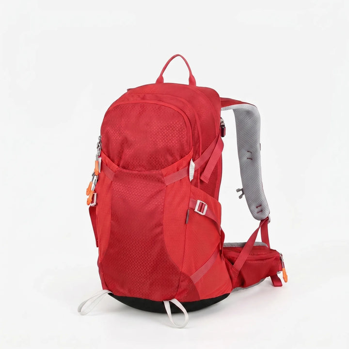 Front view: Unisex Adventure Hiking Backpack, durable outdoor gear for adventure trekking & daypack travel.