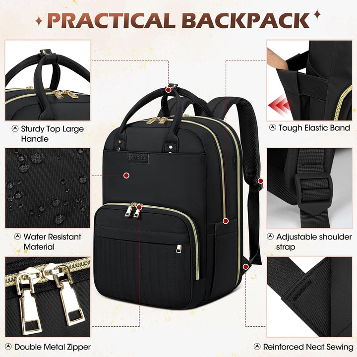 Unisex travel backpack, water-resistant for laptops & daily commute. AeroFlex series, perfect for work/study.