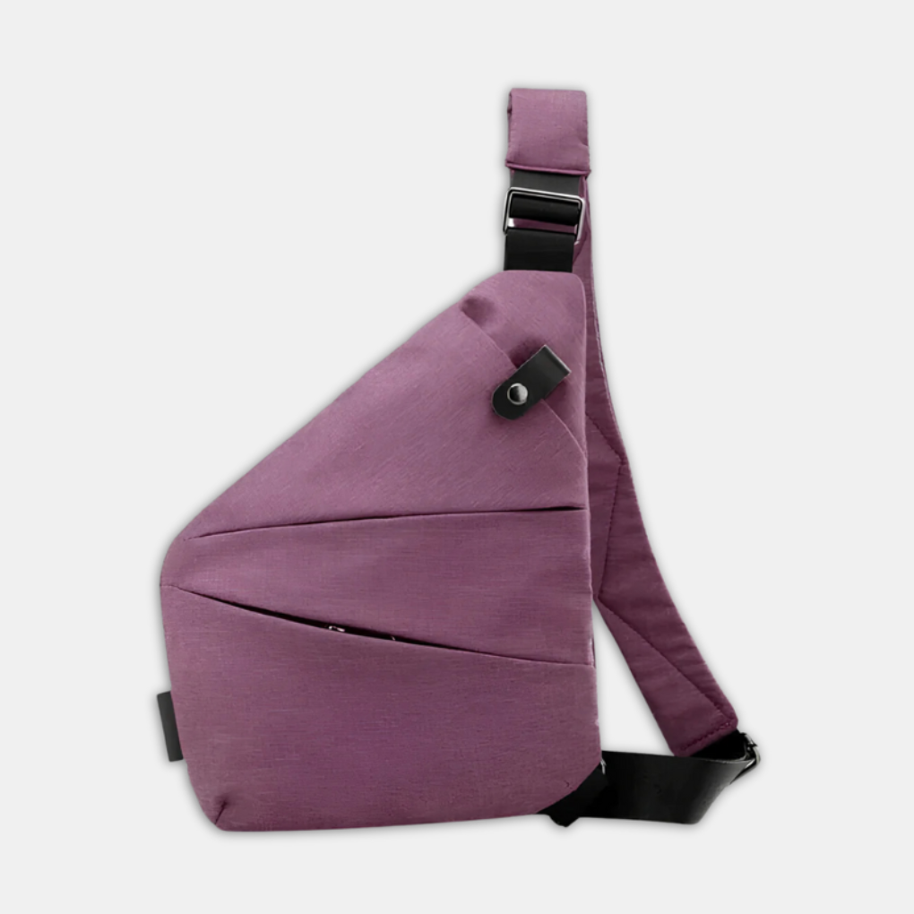 Compact unisex crossbody bag, anti-theft features, secure for travel & daily organization.