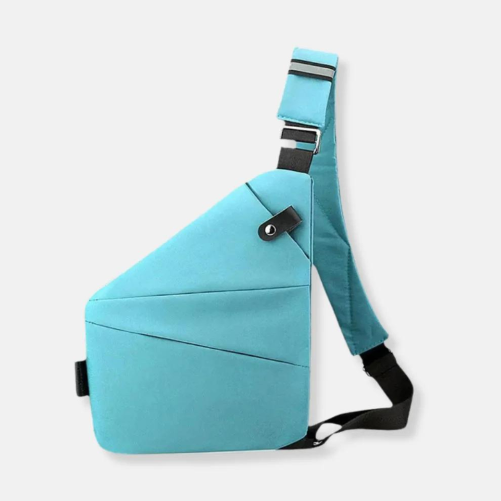 Cross-body anti-theft bag with a sleek design, great for urban adventure and secure daily carry.