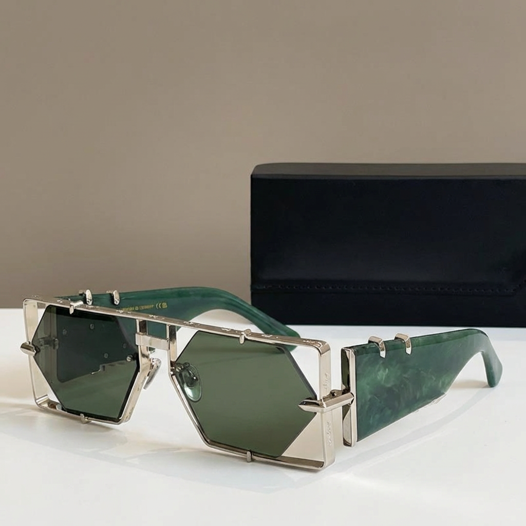 Arden Hexagon unisex sunglasses. Superior UV400 protection and a chic alloy frame for summer.