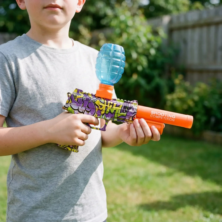 Unisex automatic electric water blaster, perfect for summer outdoor water fights & backyard games.