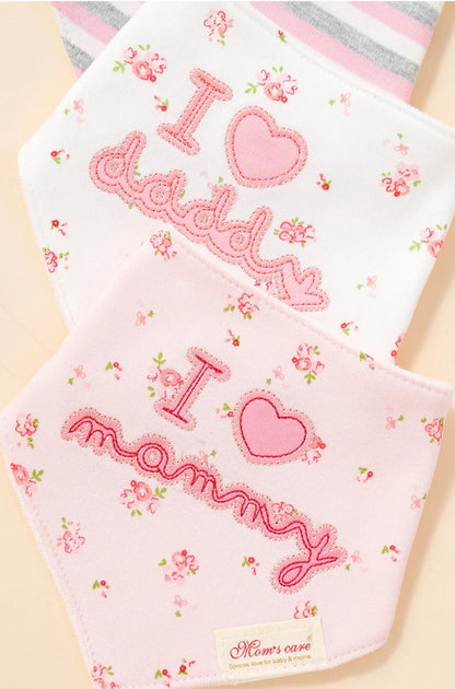Organic cotton baby bandana bib, gentle on skin, highly absorbent for drooling infants, neutral color